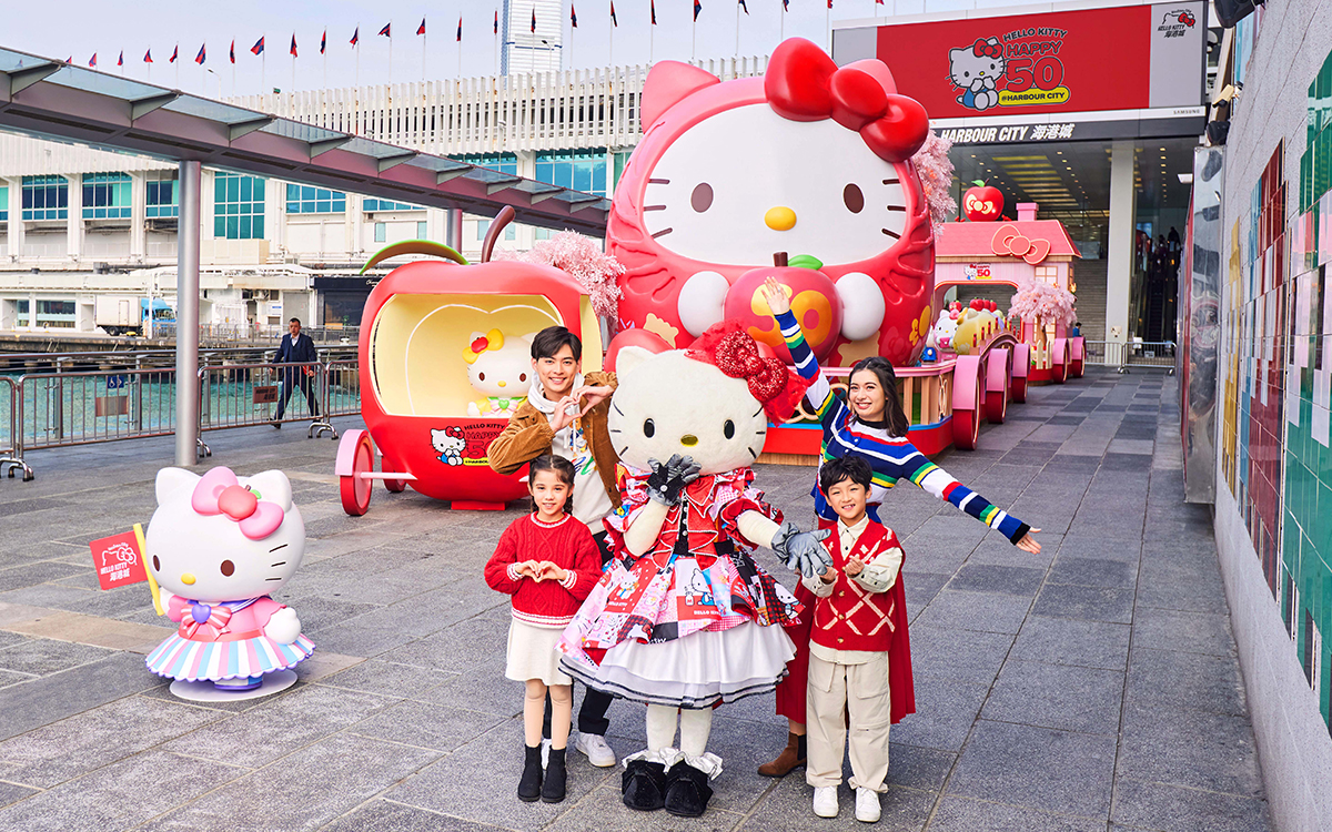 新年好去處2024 商場打卡推介｜尖沙咀海港城 朝聖5米高Hello Kitty 